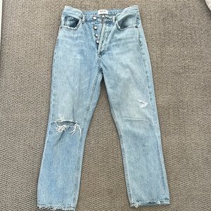 AGOLDE straight legged denim